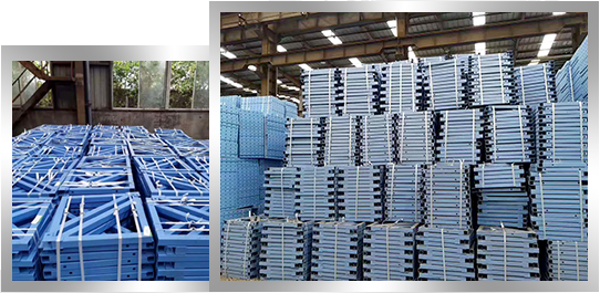 增加架体构架的整体强度和刚性